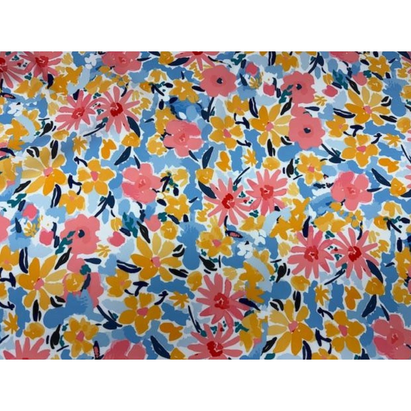 Bloomfield- Printed Peachskin Fabric