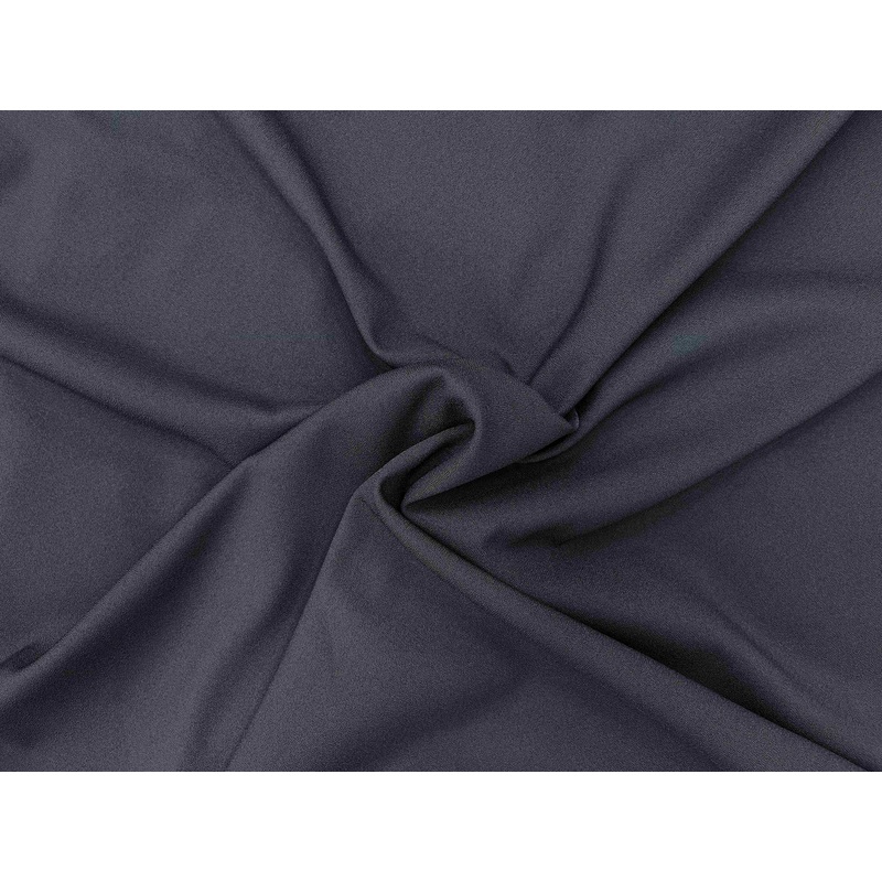 Plain Moss Crepe Fabric Navy