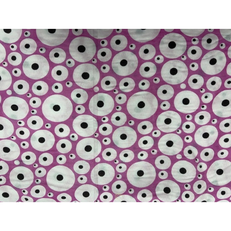 CLEARANCE LENGTH OF FABRIC – Poly/Cotton Print: 4.40MTRS RETRO MAUVE