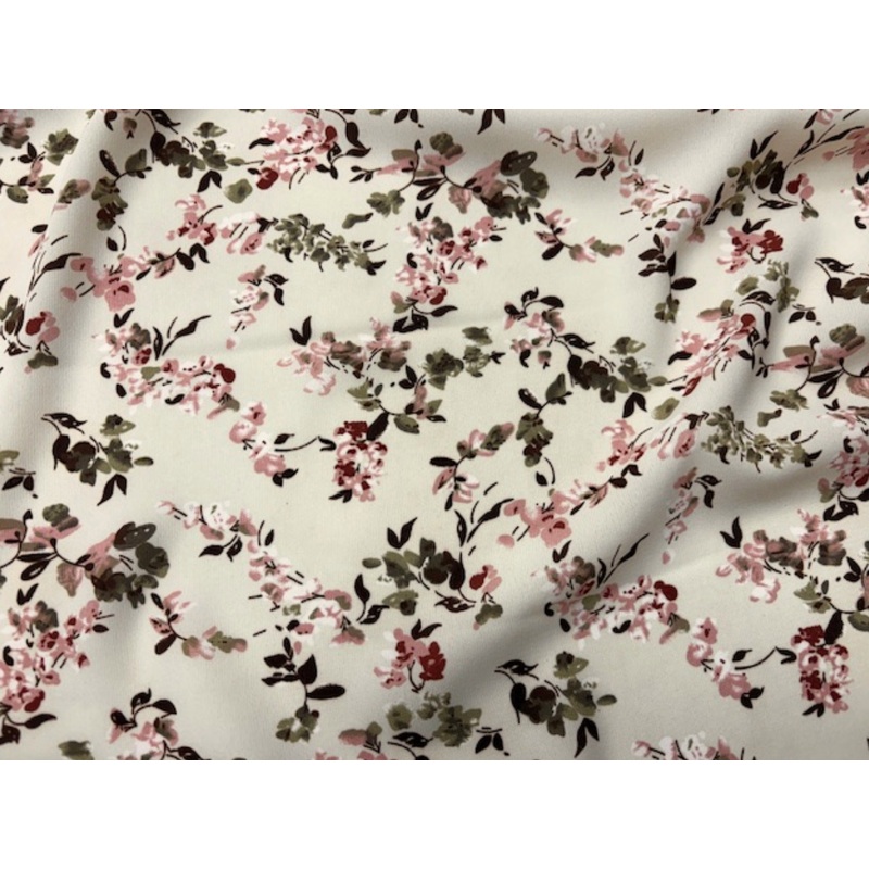Cream Vine – Printed Crepe Special