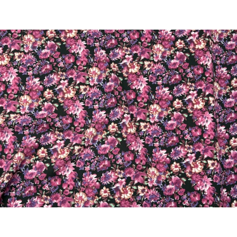 Magenta Floral- Printed Crepe Special