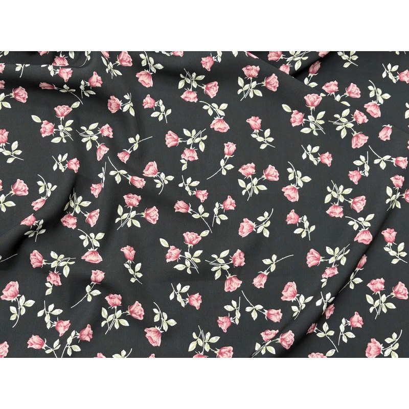 Midnight Rose – Printed Crepe Special