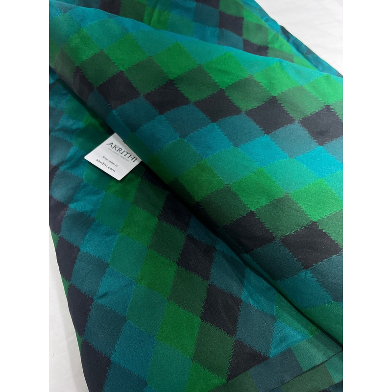 Woven semi silk fabric