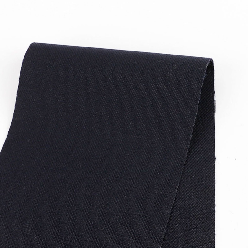 Wool / Poly Twill Suiting – Midnight Meterage