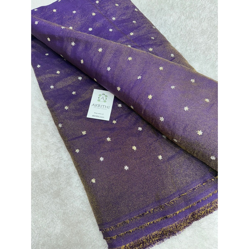 Sequins on tissue fabric